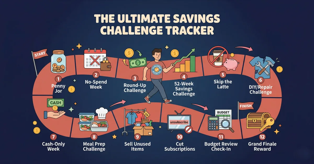 12 Money Saving Challenges That Actually Work in 2026